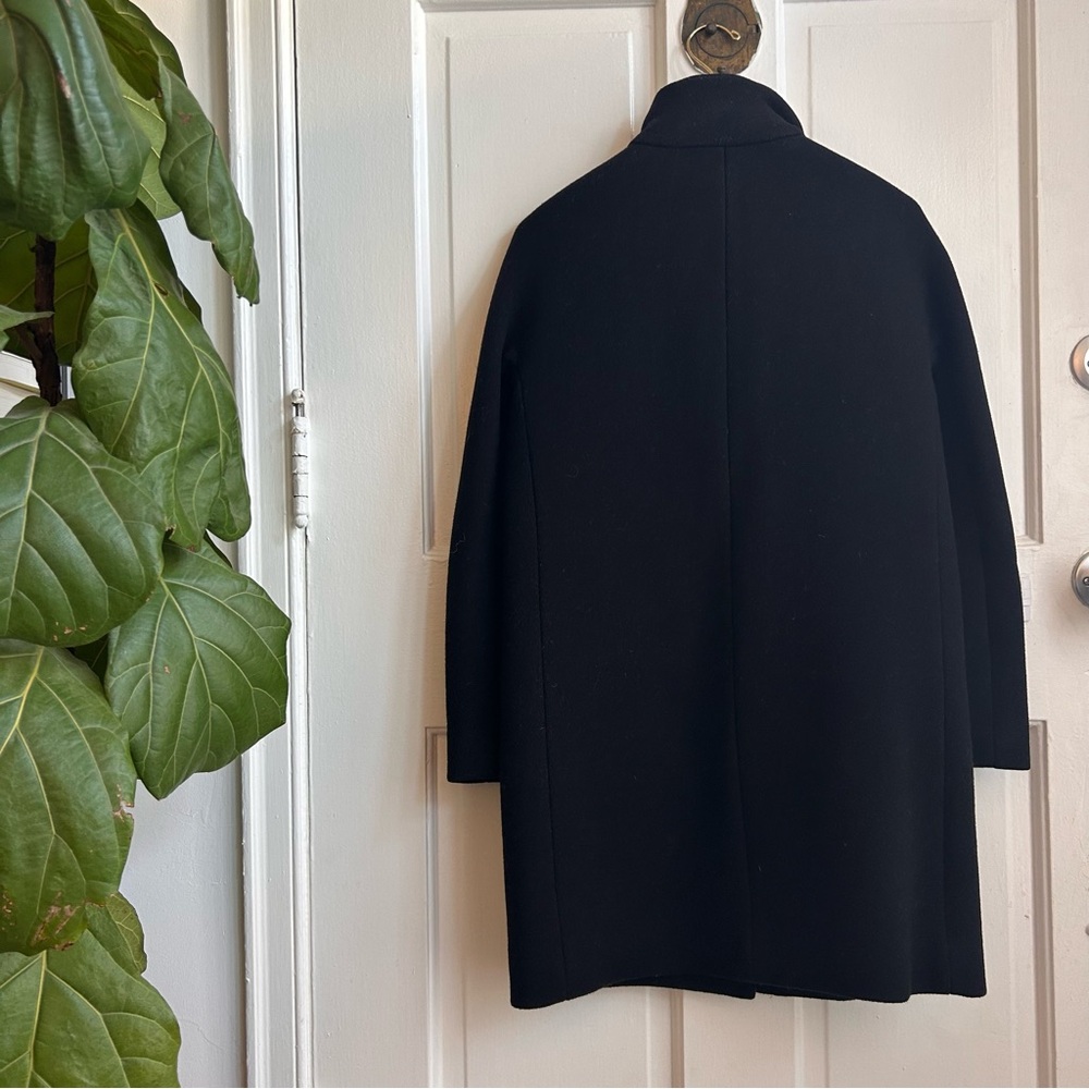 J. Crew Cocoon Coat in Italian stadium-cloth wool blend, EUC - Picture 5 of 8